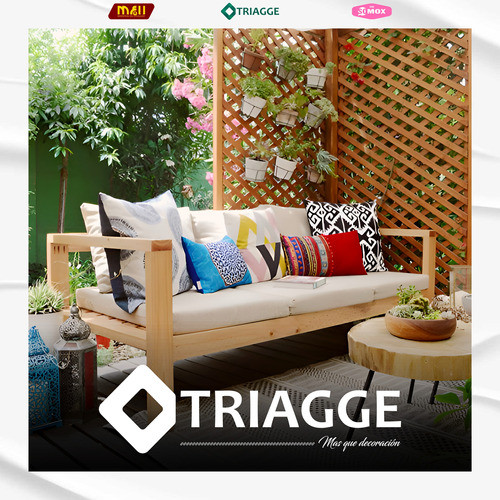 Paneles Enrejado De Madera - Triagge Simple 1