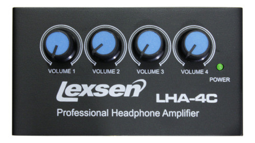 Amplificador Compacto Fonte Bivolt P/ 4 Fones Lexsen Lha4c 0