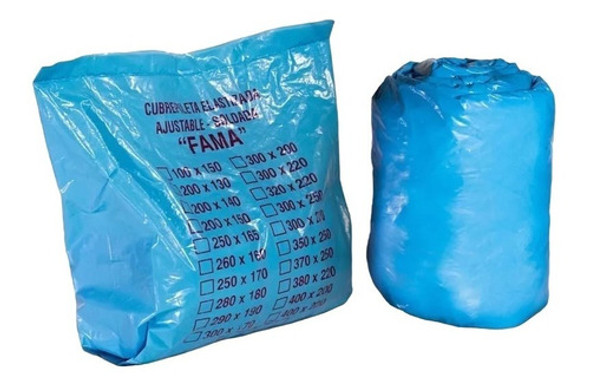 Cubre Pileta Tipo Pelopincho Lona Elastizado 3x1.7 Mts 1