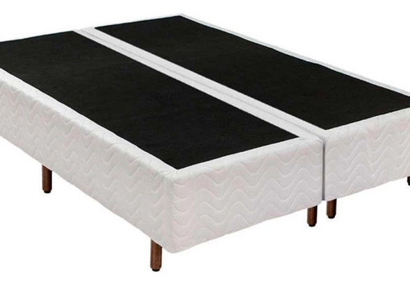 Cama Box Solteiro Bordado Branco (88x25)polar 1