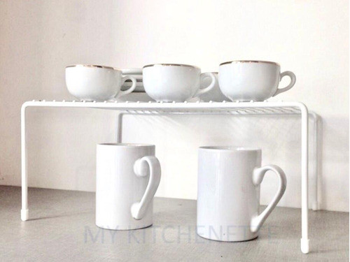 Set 4 Organizadores Estante Alacena Blancos Reforzado Uc 1
