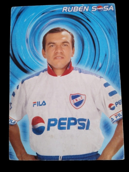 Tarjeta Coleccionable Del  Futbolista Ruben Sosa Nacional 99 0 Tarjeta Coleccionable Del  Futbolista Ruben Sosa Nacional 99 0