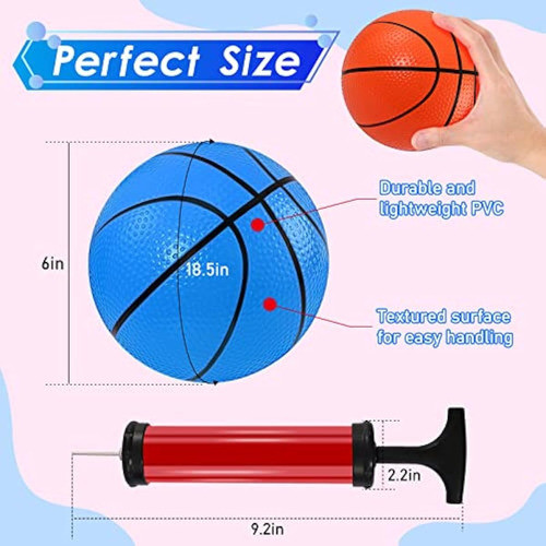 Erinnmy 6 Mini Pelotas De Baloncesto Pequeñas De 6 1