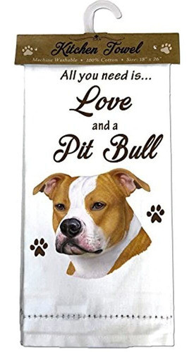 E Y S Pets 700 - 26 Pit Bull Brindle Paños De Cocina Color 0