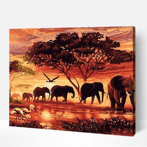 Pintura Por Números Calidad Premium: Sabana. Kitart 0