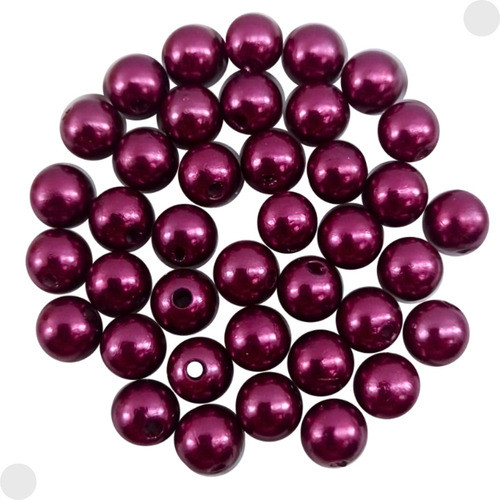 Perola Abs Inteira C/furo Marsala 10mm 250gr 490 Pçs 0