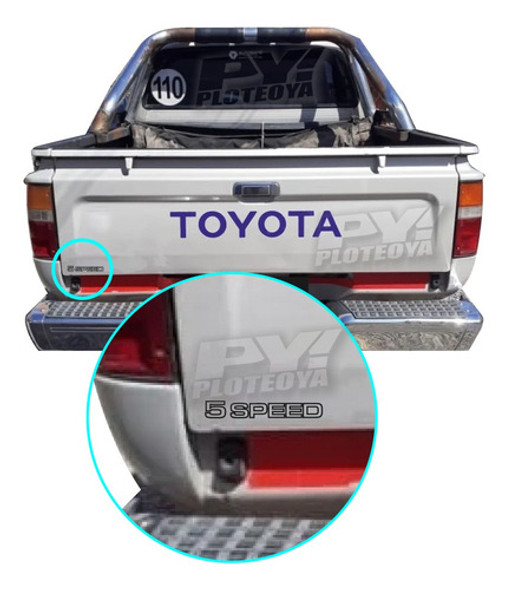 Calcos Toyota + 5speed De Porton Toyota Hilux - Ploteoya 1 Calcos Toyota + 5speed De Porton Toyota Hilux - Ploteoya 1