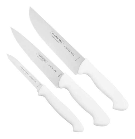 Jogo De Facas Tramontina Kit Profissional Churrasco 3 Peças 0