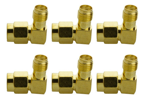 Shopcorp Adaptador Sma Macho A Hembra De Ngulo Recto De 90 G 1