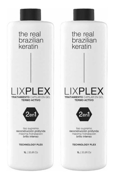 Lix Plex 2en1 Tratamiento Alisante + Reconstruccion  Kit X2u 0 Lix Plex 2en1 Tratamiento Alisante + Reconstruccion  Kit X2u 0
