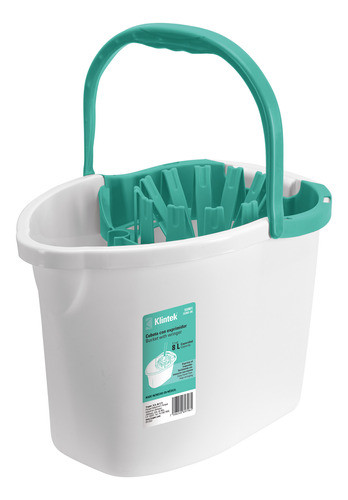 Balde Plastico Con Exprimidor De Mopa 8 Lts Cube-8e Klintek 0