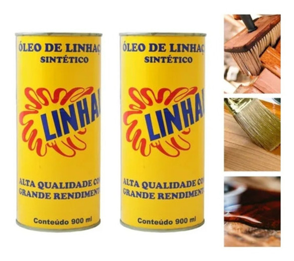 Óleo De Linhaça Para Madeira 2 Un De 900ml 0