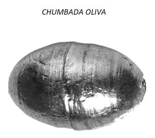 Chumbadas Oliva N.4 De 40g - 5un. - Pescaria Pesca 1