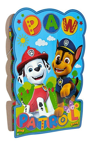 Piñata De Cartón Paw Patrol 0