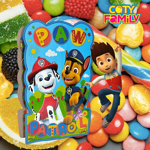 Piñata De Cartón Paw Patrol 1