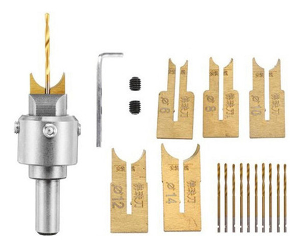 Conjunto De Brocas De Bolas De Madeira Ferramenta 17 Peças 1 Conjunto De Brocas De Bolas De Madeira Ferramenta 17 Peças 1