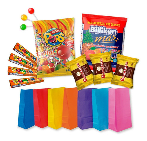0800 - Combo De Golosinas Cumpleaños X 30 Chicos - Lollipop 0