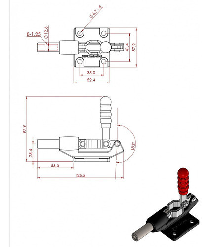 Clamp De Acción Lineal 337 Kg 1
