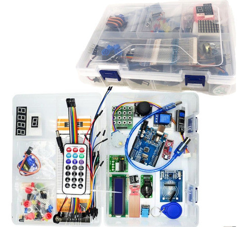 Kit Para Arduino Uno R3 Learning Com Box Starter 0