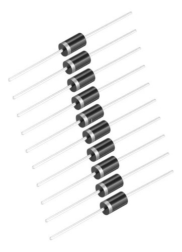 Diodo Schottky 1n5819 Barrier Rectifier 40v 1a Pack X10 0
