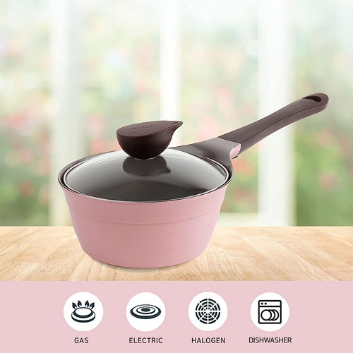 Neoflam 1.9qt Cacerola Mantequilla Calentador De Leche Hervi 1