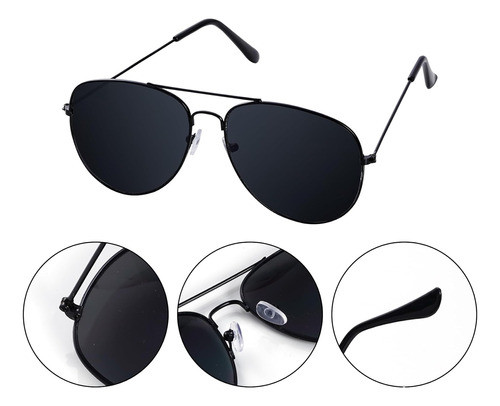 Disfrace Negro Con Gafas De Sol Para Halloween 10 Cm 1