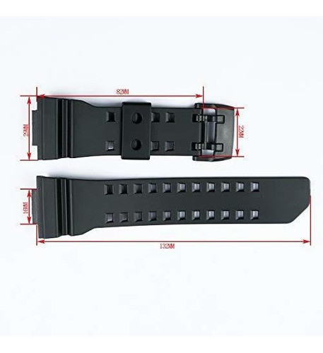 Reemplazo De Correa De Resina De Caucho Khzbs De 16 Mm Para 1