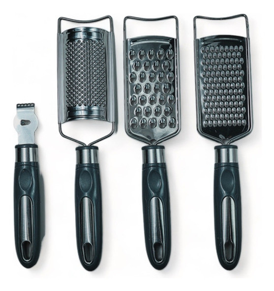 Ralladores Set De 4  Acero Inoxidable 1 Ralladores Set De 4  Acero Inoxidable 1