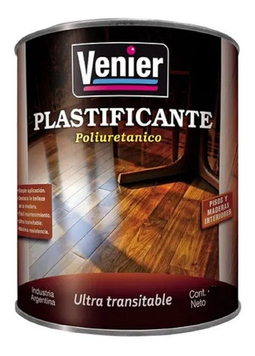 Plastificante Para Pisos Poliuretanico X 4lt  Brillante 0