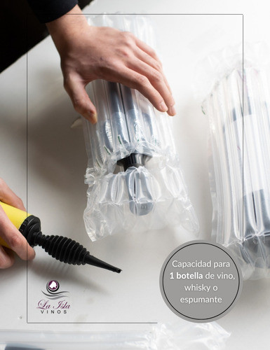 Bolsa De Aire Inflable Para Vino - Protección De Botellas 1