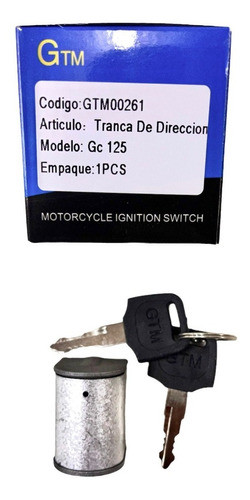 Tranca De Direccion Cg 125 Moto. Gtm00261 0