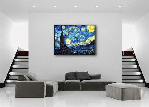 Poster 5d Kit De Pintura De Diamantes De Noche Van Gogh 1