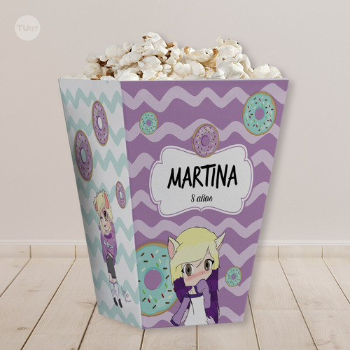 Caja Pochoclera Imprimible Lyna Tukit 1