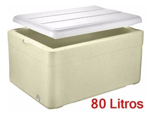 Caixa Térmica De Isopor Capacidade 80 Litros Isoterm C/dreno 0