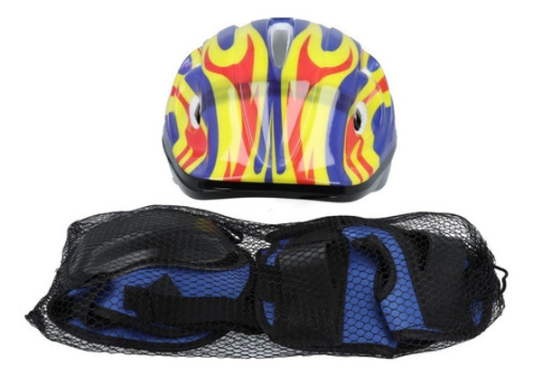 Set De Protección - Casco, Rodilleras Y Coderas Niño Niña 1