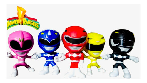 Power Rangers Azul Rojo Y Amarillo Colección Burger King 1