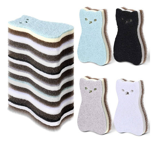 Esponja Gatitos Por 4 Unidades - Esponja Cocina 1