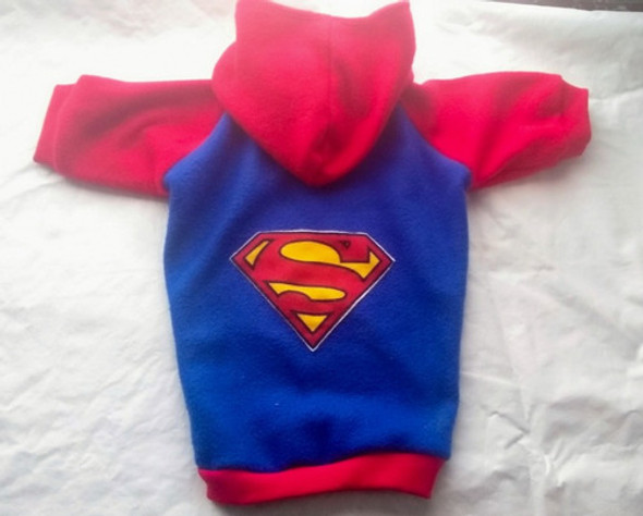 Buzo Disfraz Abrigo Superman Gato O Perro Chico 1