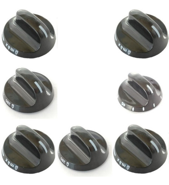 Kit 8 Botoes Modernos Originais Electrolux Fogão 76dx 76db 0