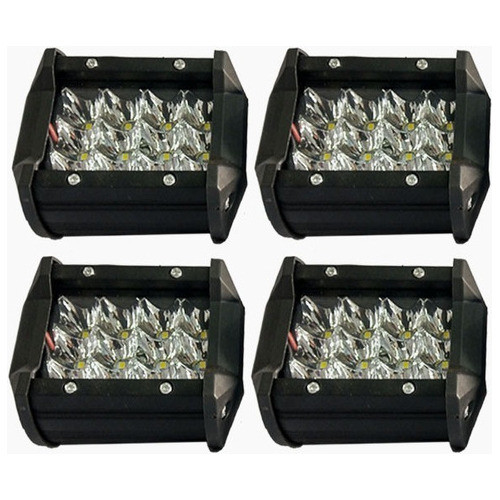 4u X Faros Auxiliares 12 Led 36w Moto 4x4 100 12v 24v 0