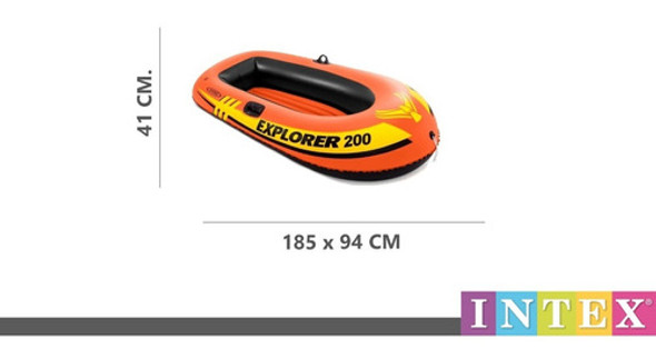 Bote Inflable Intex Gomon Explorer 200 185x94x41cm 1
