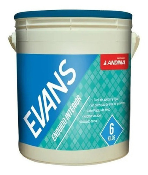 Enduido Int/ext Andina Evans 1 Kg 0