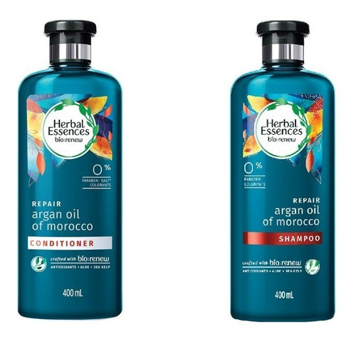 Combo Herbal Essenses Argan Oil Shampoo Y Acondicionador 0