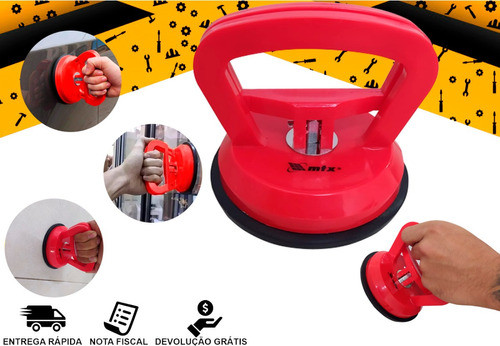 Ventosa Plástica P/ Vidros, Metais, Mármores, Espelhos 30kg 1