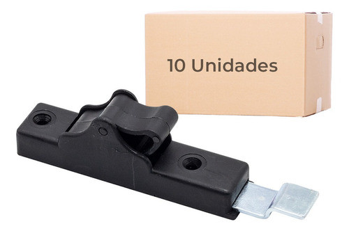 10 Pçs Fecho Gangorra Para Portas De Armario Moveis Plástico 0