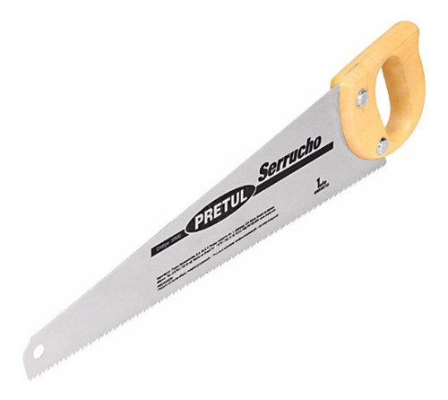 Serrucho Carpintero Mango Madera 20puLG. Pretul Gtia. 1 Año! 0