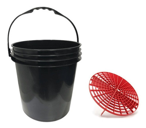 Balde Lavado Auto 20 Litros + Grit Guard Rejilla Separadora 0