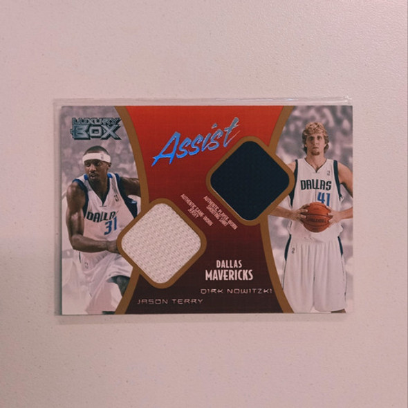 Dirk Nowitzki / Jason Terry Nba Topps Luxury Box 2004 0