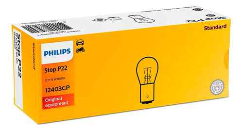 10 Lamparas Philips 12v 15w Ba15s 1 Polo 0