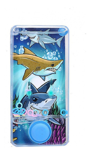 Juego Agua Maquina Retro Embocar Aros Tiburón Juguete 0 Juego Agua Maquina Retro Embocar Aros Tiburón Juguete 0